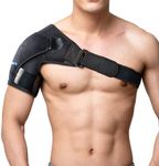 Branfit Recovery Shoulder Brace and Arm Sling for Men & Women, Shoulder Compression for Injury Relief and Adjustable Comfort, Right/Left