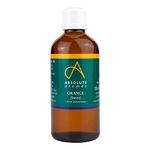 Absolute Aromas Orange, Sweet Essential Oil 100ml - Pure, Natural, Undiluted, Cruelty Free and Vegan – for Aromatherapy, Diffusers, Oil Burners, Candle Making and DIY Beauty Recipes