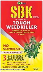 HOCHSTE® SBK Brushwood Killer, Tough Weedkiller for Brambles, Nettles, Woody Weeds & Tree Stumps, Kills the Root & Weed Not Grass, Prevents Regrowth, Glyphosate-Free Solution (250ML)