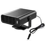 Car Heater That Plugs Into Cigarette Lighter 12v 120w,Portable Inside Heaters 2 in 1 with Heating and Cooling,Defogger for Car and Truck Windshield(Black)