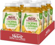 Heinz 8+ Months Chicken and Vegetables with Quinoa Puree Jar Heinz For Baby Baby Food Jar No Artificial Flavours, No Preservatives, No Added Colours 170g (pack of 6)