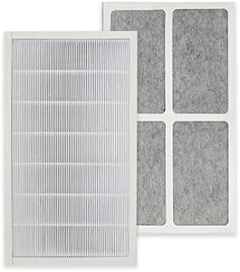 PUREBURG Replacement True HEPA Filter Compatible with 3M Filtrete ULTRA CLEAN Air Purifiers FAP01 and FAP02, Part Number FAPF01/FAPF02,H13 Air Clean Dust VOCs,1-Pack