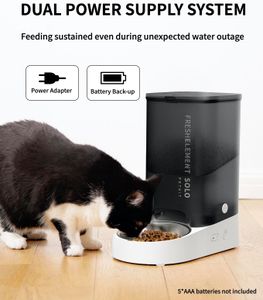 PETKIT Automatic Cat Feeder 3L – App Control, Stainless Steel Bowl, Anti-Clog