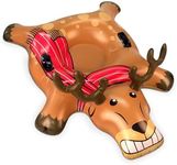 BigMouth Inc Large 48" Inflatable Snow Tube for Kids and Adults, Durable Winter Toy for Tubing & Sledding - Reindeer