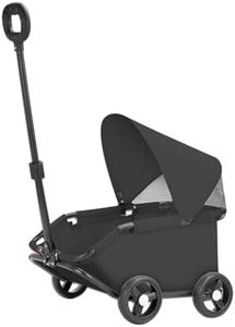 ZOOMELLA Pet Stroller Large Capacity Gifts Pet Carrier for Travelling Outdoor Walking Black|Strollers|Pet Supplies