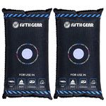 Fifth Gear 2 x 1kg Silica Gel Car Dehumidifier, Dry Air, Reusable Moisture Absorber Bag, Automotive Dehumidifier, Keep Windows Fog-Free. Prevents Condensation and Mold, Includes 2 x Anti Slip Mat