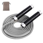 Gaoykai Weighted Jump Rope for Women,Men,Heavy jump rope with Adjustable Bold PVC Rope,Ball Bearing Aluminum Alloy Non-Slip Handle,Great for Crossfit Training, Boxing, and MMA Workouts