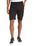 Wrangler Authentics Men's Classic Cargo Stretch Short, Black Twill, 32