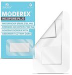 Sterile Self Adhesive Waterproof Island Dressing Latex Free with Transparent Border and 100% Cotton Absorbent pad x 25 (9cm x 15cm x 25)