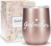 Lovely Godmother Gifts From Godchild 12oz Wine Glass Tumbler Godparent Proposal Announcement Gift Idea Perfect Baptism Keepsake Coffee Mug