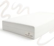 Opulent Home Cot Bed Mattress 140x70x15cm – Waterproof, Breathable & Hypoallergenic – Anti-Allergy Baby Mattress with Removable Washable Zipped Cover – Extra Thick Support for Newborns