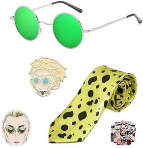 JinYu Kento Nanmii Cosplay Tie Occhiali Pins & Stickers Anime Cosplay Prop per fan