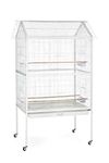 Prevue Pet Products F030 Aviary Flight Cage, White 37 x 27 x 68" High