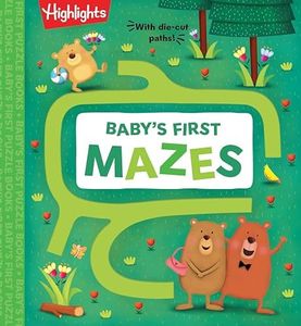 Baby's First Mazes: Puzzle Activity Book for Babies, Build Essential Fine-Motor Skills for Babies & Toddlers with Maze Activities, Perfect Baby Gift (Highlights Baby's First Puzzle Books)