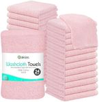 Oakias 100% Cotton Wash Cloths 24 P