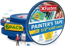 XFasten Blue Painters Tape Wide Painters Tape Blue Masking Tape Paint Tape for Walls, Painters Tape Car Strong Adhesion, No Mess Blue Tape Masking Tape for Painting