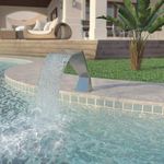 Stainless Pool Fountain