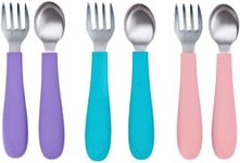 WeeSprout Toddler Utensils, 3 Forks