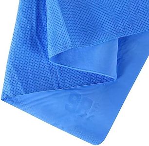 98°F Summer Cooling Towel for Sports, Workout, Fitness, Gym, Yoga, Pilates, Travel, Camping & More (Blue)