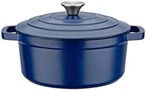 GSW Pentola in ghisa "Blue Magic", ø 24 cm, capacità 3,8 litri, blu