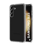 CEDO Samsung Galaxy S23 (5G) Clear Case | Soft Flexible Slim-Fit | Full Body 360 Protection Shock Proof TPU Back Cover (Transparent)