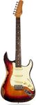 KGD Relic Electric Guitar,Roasted Maple Neck and Rosewood fingerboard,Bone Nut,6-String Relic Guitar,Professional/Full Size/Electric Guitars for Adults