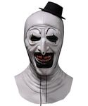 Halloween Clown Masks, Scary Clown Mask with Hat,Creepy Latex Full Head Mask for Adults Men, Costume Cosplay Prop Party