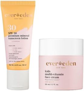 Evereden Kids Face Cream: Cool Peach, 1.7 oz. & SPF 30 Mineral Sunscreen | Clean and Non-Toxic Kids Products | Multi-Vitamin Skin Care for Kids