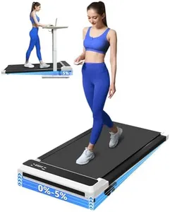 Walking Pad with Incline,2 in 1 Walking Pad Treadmill for Walking and Running, Under Desk Treadmill 5% Incline for Home/Office with LED Display