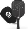 OXIKEN 13mm Pickleball Paddles, 2024 USAPA Approved, Frosted Carbon Fiber Surface (CFS), Polypropylene Lightweight Honeycomb Core with Cover Case Black, Ideal for Intermediate and Professional Players