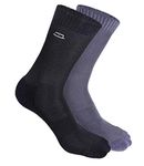 HEELIUM Bamboo Socks For Men's | Crew Length Socks | Formal & Office Wear | Odour Free & Breathable | 3X Softer Than Cotton Socks, Assorted