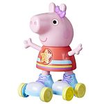 Peppa Pig Roller Disco Peppa Toy with Pull-and-Go Action; 28-cm Tall with Lights, Speech, Music; Ages 3 and Up