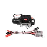 Simulation Climbing Car Winch, Metal Electric Control System Remote Control Car Parts Accessories for Traxxas HSP Redcat RC 4WD Off-road Crawler Car