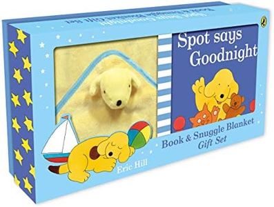 Spot Says Goodnight Book & Blanket: A lift-the-flap bedtime book gift set for babies and toddlers