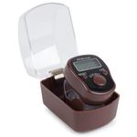 Aim Emporium Manual Digital Hand Tally Counter/Finger Counter with Led Light Color Brown