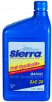 Sierra SAE 30 Full Synthetic Marine Engine Oil, Quart - 94102