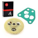 Oil Pump & Oil Pump Drive Gear Compatible with YAMAHA Raptor 350 Warrior 350 Big Bear 350 Wolverine 350 Moto 4 350 Big Bear 400 1UY-13300-00-00 3GD-13329-00-00