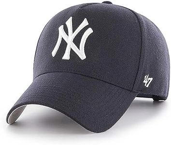 47 Adults Unisex New York Yankees MVP DT Snapback Cap, Navy