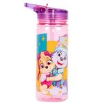 Paw Patrol Sky Plastic Bottle with Straw BPA Free 580 ml School Water Bottle for Girls 100% Leakproof Durable Drink Bottle for Kids