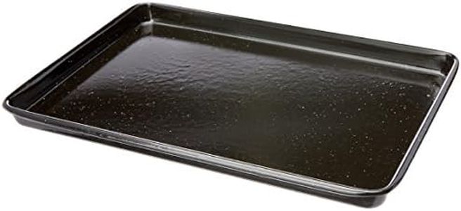 MASTERPRO MPVITHB3 Baking Tray, Carbon Steel/Vitreous Enamel/Black