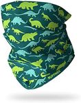 Ruffnek DINOSAURS Multifunctional tube scarf neck warmer snood - for Children/Adults - Unisex One Size