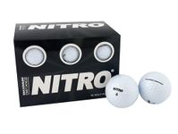 Nitro Maximum Distance Golf Balls (Pack of 12) - White