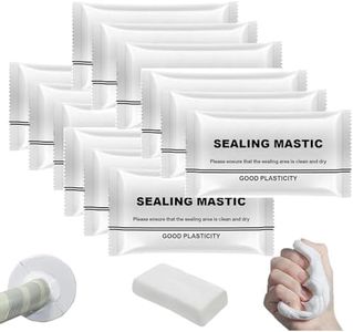 2024 New Type Waterproof Sealant Mastic, Waterproof Repair Sealing Clay, Quick Wall Mending Mud for Drain Connection, for Holes and Gaps Wall Filler (White, 12 PCS)