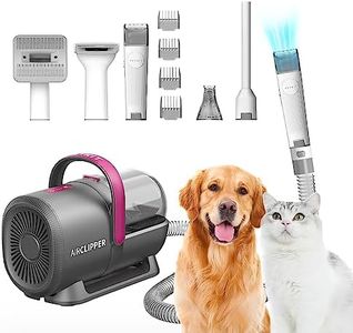 PETKIT Tondeuse Chien avec Aspirateur, Aspirateur Poil de Chien,5 en 1 Kit de Toilettage pour Animaux, Tondeuse Chien Professionnelle, Silencieuse, pour Chien/Chat et Autres Animaux de Compagnie