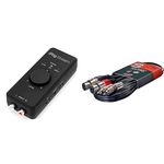 IK Multimedia iRig Stream | Streaming audio interface for iPhone, iPad and Mac/PC & Stagg 25018317 3 m S Series Twin RCA Male to Twin XLR Female Cable