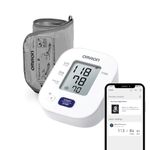 Omron HEM 7142T1 Digital Bluetooth Blood Pressure Monitor with Cuff Wrapping Guide & Intellisense Technology For Most Accurate Measurement