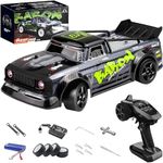 Supdex High Speed RC Drifting Car, 1:16 20MPH Remote Control Car for Drift and Race, ESP 2.4Ghz Proportional Throttle & Steering Control 4WD Racing Trucks with Led Lights for Adults and Kids