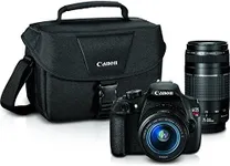 Canon EOS Rebel T5 Digital SLR Camera with EF-S 18-55mm is II + EF 75-300mm f/4-5.6 III Bundle