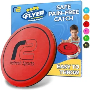 Soft Flying Disc for Kids: Beach Soft Disc - Durable Design Floats On Water - Beach Toys, Pool Toys & Game for Adults Outdoor Fun Camping Games - Boy Gifts & Girls Ages 5 6 7 8 9 10 11 12 13 & Up
