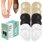 (12 Pieces) Metatarsal Pads for Women High Heels | Ball of Foot Cushions 6 Pairs Foot Pads | Shoe Cushion Inserts for Pain Relief from Neuroma, Callus, and Bunions by BelugaCare